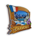 Refrigerator Magnet for Chamonix France  1322