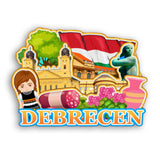 Refrigerator Magnet for Debrecen Hungary  2145