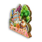 Refrigerator Magnet for Ostrava Czech  2090