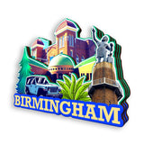 Kühlschrankmagnet für Birmingham Alabama USA 347