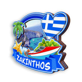 Refrigerator Magnet for Zakinthos Greece  1715