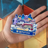 Магнит на холодильник для города Путянь, провинция Фуцзянь, Китай 557