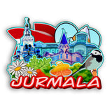 Refrigerator Magnet for Jurmala Latvia  2489