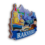 Refrigerator Magnet for Rakvere Estonia  2436