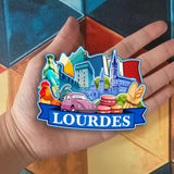 Refrigerator Magnet for Lourdes France  2585