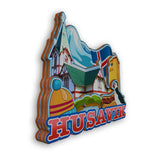 Refrigerator Magnet for Husavik Iceland  2251