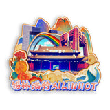 Refrigerator Magnet for Xilinhot, Inner Mongolia, China  855