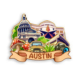 Kühlschrankmagnet für Austin Texas USA 387