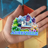 Refrigerator Magnet for Asheville North Carolina USA  1088