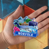 Refrigerator Magnet for Norfolk Virginia USA  890