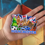 Refrigerator Magnet for Manchester UK  1440