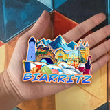 Refrigerator Magnet for Biarrizt France  2616