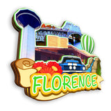 Kühlschrankmagnet für Florence Alabama USA 350