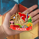 Refrigerator Magnet for Izmir Turkey  1631