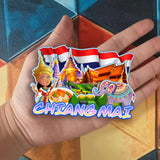 Refrigerator Magnet for Chiang Mai Thailand  2785