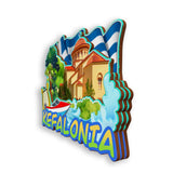 Refrigerator Magnet for Kefallinia Greece  1761