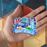 Refrigerator Magnet for Santa Monica California USA  247