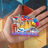 Refrigerator Magnet for Liverpool UK  1451
