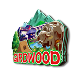 Магнит на холодильник Girdwood Alaska USA 165