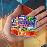 Refrigerator Magnet for Lille France  1364
