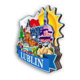 Refrigerator Magnet for Lublin Poland  2119