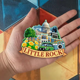 Kühlschrankmagnet für Little Rock Arkansas USA 330