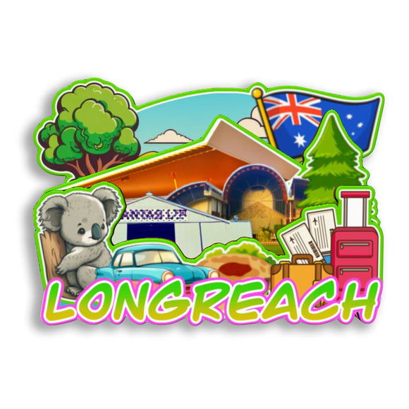 Refrigerator Magnet for Longreach Australia  2722