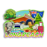 Refrigerator Magnet for Longreach Australia  2722
