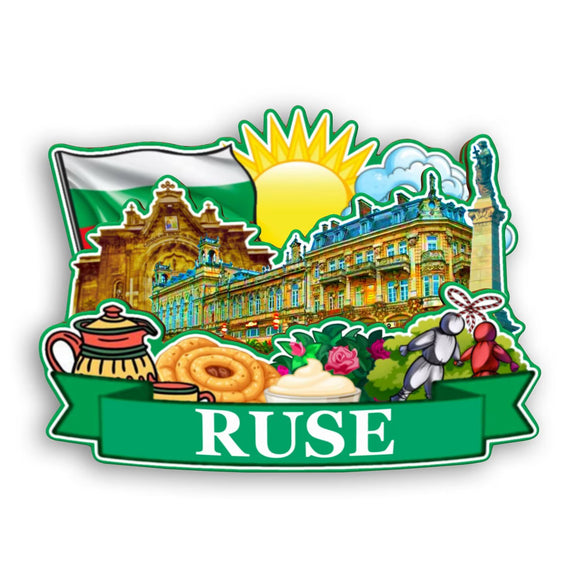 Refrigerator Magnet for Ruse Bulgaria  2449