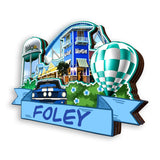 Kühlschrankmagnet für Foley Alabama USA 365