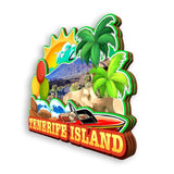 Refrigerator Magnet for Tenerife Island Spain  1430