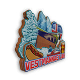 Refrigerator Magnet for Vestmannaeyjar Iceland  2260