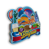 Refrigerator Magnet for Belgrade Serbia  2509