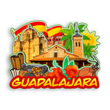 Refrigerator Magnet for Guadalajara Spain  1502