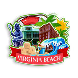 Refrigerator Magnet for Virginia Beach Virginia USA  885
