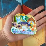Refrigerator Magnet for Jiujiang, Jiangxi China  787