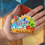 Refrigerator Magnet for Valencia Spain  1578
