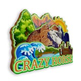 Refrigerator Magnet for Crazy Horse South Dakota USA  1149