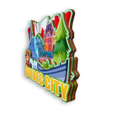 Refrigerator Magnet for Quebec City Canada  1871