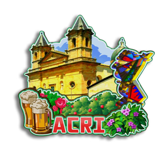 Refrigerator Magnet for Acri Calabria Italy  91