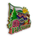 Refrigerator Magnet for Plovdiv Bulgaria  2442