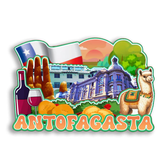 Refrigerator Magnet for Antofagasta Chile  2856