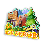 Refrigerator Magnet for Ann Arbor Michigan USA  995