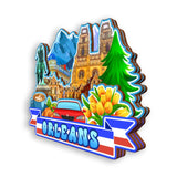 Refrigerator Magnet for Orleans France  1340