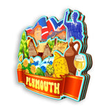 Refrigerator Magnet for Plymouth UK  1487