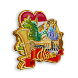 Kühlschrankmagnet für Wien, Österreich, 1585