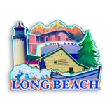 Refrigerator Magnet for Long Beach Washington USA  905