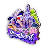 Refrigerator Magnet for Chambord France  1342