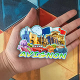 Refrigerator Magnet for Avignon France  2599