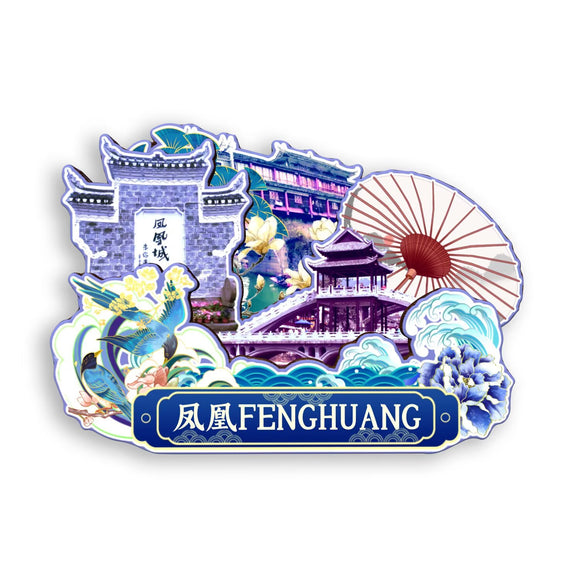 Kühlschrankmagnet für Fenghuang, Hunan, China 426
